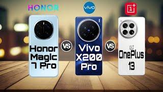 Oneplus 13 vs Honor Magic 7 Pro vs Vivo X200 Pro: Full Comparison. Winner?