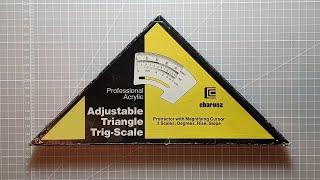 SHOW AND TELL 77: Charvoz Adjustable Triangle Trig-Scale