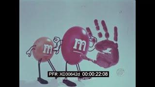 1960s MARS CANDY CO.   MILKY WAY CHOCOLATE BAR AND M&MS TV COMMERCIAL   XD30642d