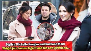 Hot News: Stylish Michelle Keegan and husband Mark Wright join James Argent and his new girlfriend..