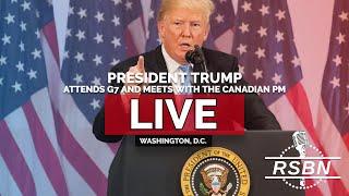 LIVE REPLAY: President Trump Attends G7 and Meets with the Canadian PM - 6/16/25