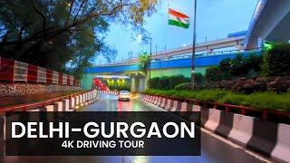 4K Drive in New Delhi - Delhi to Gurgaon (Gurugram), India 