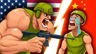 Why USA Soldiers are WAY Stronger Than Chinese Soldiers