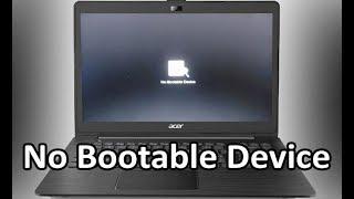 No Bootable Device How to Overcome it on an Acer Laptop || Windows Boot Failed on an Acer Notebook