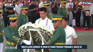 PBBM pays tribute to the memory of his father, the late President Ferdinand E. Marcos Sr. ...