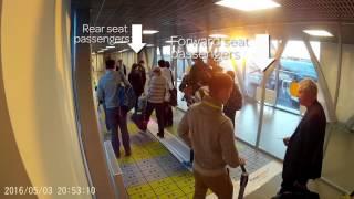 Trials prove Flying Carpet fastest way to board a plane.