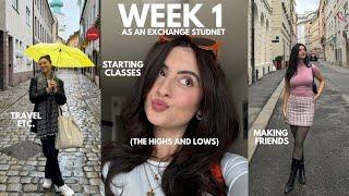 FIRST WEEK LIVING ABROAD AS AN EXCHANGE STUDENT IN VIENNA | Uni Classes, Travel, Making Friends