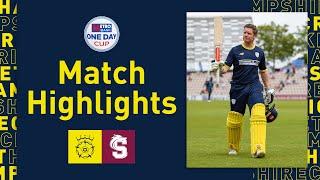 Brown Career Best In Emphatic Win | Hampshire v Northamptonshire, Metro Bank One Day Cup Highlights