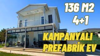 SÜPER KAMPANYALI 4+1 DUBLEKS PREFABRİK EVİMİZ !