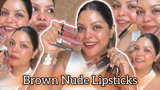 10 BROWN NUDE LIPSTICKS - INDIAN SKINTONE | SOHINI CHANDA