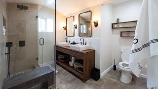 Bathroom Remodel BEFORE & AFTER | West Hollywood Master Bath Transformed From Grungy to Glamorous!