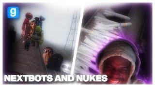 GMOD 3D Nextbots and Nukes that break the game