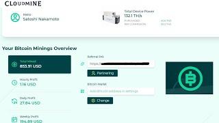 How I Make $853.91 Per Month With (Cloud Mine) Doing Nothing make money online real 2024