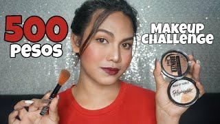 500 pesos Makeup Challenge Philippines