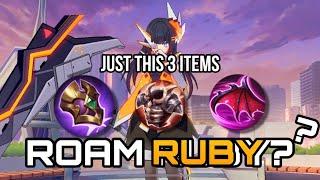 NEW SEASON 32 RUBY TANK/ROAM GAMEPLAY | ikanji | BEST BUILD FOR RUBY 2024 | MOBILE LEGENDS