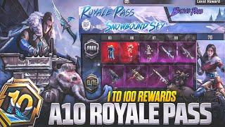  A10 Royal Pass is Here | Next Royal Pass Bgmi | Bgmi New Royale Pass | 1 to 100 A10 Rp Leaks Pubg