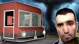 TORNADO Ruins Haunted Bus Trip! - Garry's Mod Gameplay