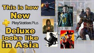 This is how new PlayStation Plus Deluxe looks like in Asia