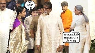 Amitabh Bhacchan CLASHES Wid Rekha In Front Of Wife Jaya Bachhan @Ambani's Ganesh Celebration