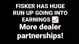 fisker announces more dealer partnerships going into earnings! short squeeze coming??