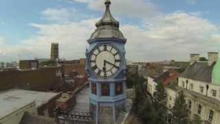 Doncaster Town Centre from the air - FPV FLYING - TBS Discovery