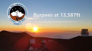 Novawing24 in Hawaii! - Burpees at 13,587ft!