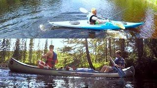 Canoe & Kayak on Svartälven River, Sweden