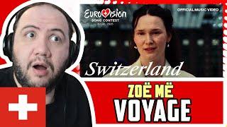  Zoë Më - Voyage Representing Switzerland | #Eurovision2025 | Teacher Paul Reacts