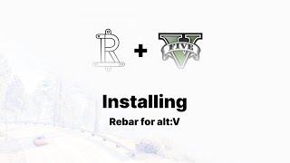 Rebar for alt:V - How to Install