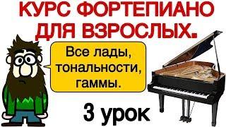 3 урок: «Все лады, тональности, гаммы на практике». Онлайн-уроки фортепиано. «Pro Piano»