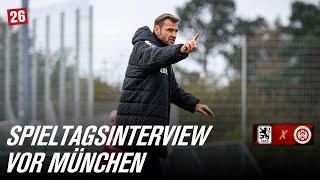 SPIELTAGSINTERVIEW vor TSV 1860 München vs. SV Wehen Wiesbaden | 3. Liga | 9. Spieltag