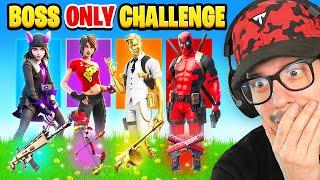 The *RANDOM* BOSS Challenge in Fortnite! (IMPOSSIBLE)