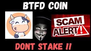 BTFD BTFDCOIN PRESALE COIN CRYPTO SCAM UPDATE NEWS LEGIT CLAIMING LAUNCH WALL