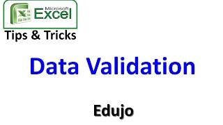 23 Data Validation   Edujo