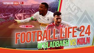 FOOTBALL LIFE 2024. Rhine Derby !! Monchengladbach vs Koln. with  enhanced turf, light, & other.