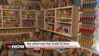 Man's PEZ collection contains over 18,000 items