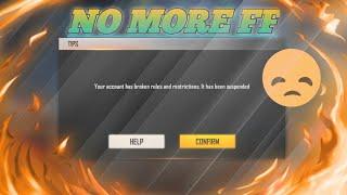 No more FF account is ban without any reason ️️