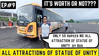 Statue of Unity All Attractions for Just 50 Rupees by Bus 2023