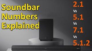 Soundbar Numbers Explained: 2.1, 3.1, 5.1, 7.1, etc.  Solving the soundbar number mystery