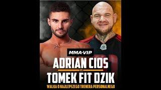 Tomasz "FIT DZIK" ŁOMNICKI VS ADRIAN CIOS MMA-VIP Walka + Oświadczyny dzika