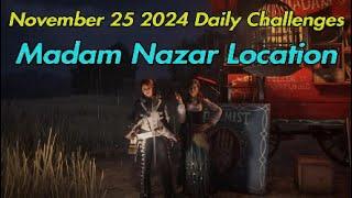 Red Dead Online Daily Challenges Madam Nazar Location November 25 2024 #rdr2 #rdo #reddead2online