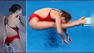 Team USA Diver Alison Gibson Gets Humiliating ZERO After Midair Collision With Board #paris2024