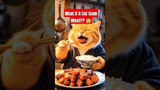 Cat Cooking Meat /Tommy's kitchen/#cat #pet #chef