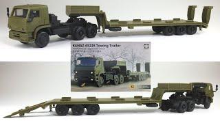 1/72 KAMAZ-65225 Towing trailer unboxing and review