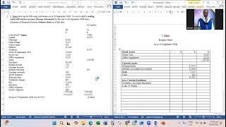 Simple CSEC Balance Sheet Tutorial