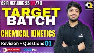  CHEMICAL KINETICS 01 | TARGET BATCH | HAMIT SIR | QUANTA CHEMISTRY CLASSES #csirnet