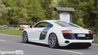 Audi R8 V10 w/ Capristo exhausts! LOUD Acceleration!