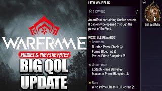 Best Warframe QOL Update Yet! Koumei & the Five Fates Update Preview!