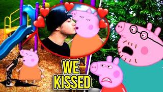 GOING ON A DATE WITH PEPPA PIG'S MOM IN REAL LIFE!! (DADDY PIG GOT MAD)