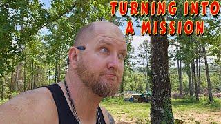 JUST HARD-HEADED NEVER LISTENS |tiny house, homesteading, off-grid, cabin build, DIY HOW TO sawmill